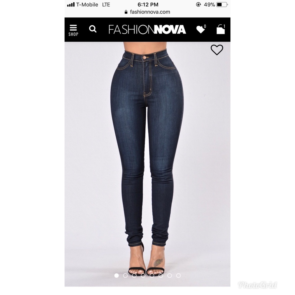 Fashion Nova High Waisted Jeans